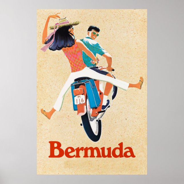 Póster Afiche de Bermudas Travel (Frente)