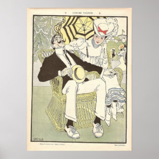 Póster Afiche de época