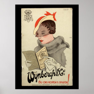 Póster Afiche de época