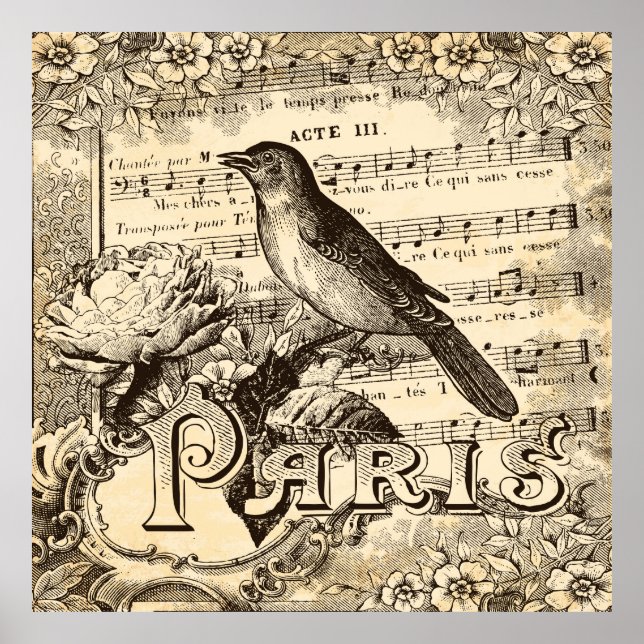 Póster Afiche de época (Frente)