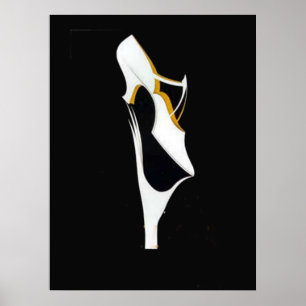 Póster Afiche de época Art Deco