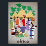 Póster Afiche de época de África Art Deco<br><div class="desc">Colores de afiches de época africana Art Deco y mejor imagen</div>