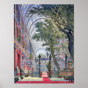 Póster Afiche de época de la exposición de Londres