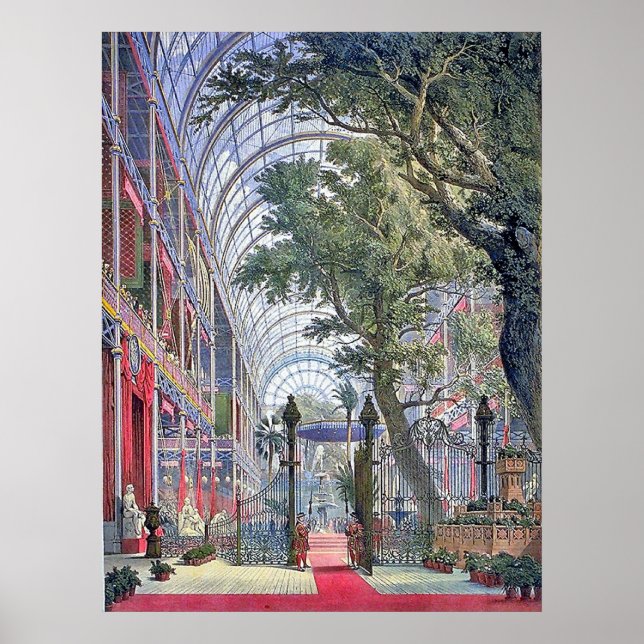 Póster Afiche de época de la exposición de Londres (Frente)