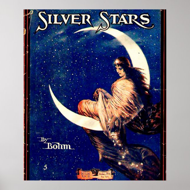 Póster Afiche de época de las estrellas de plata (Frente)