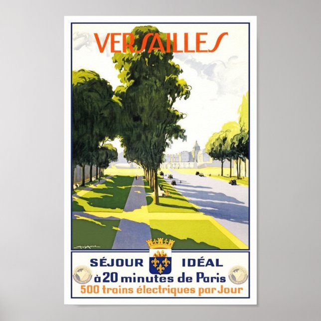 Póster Afiche de época de París (Frente)