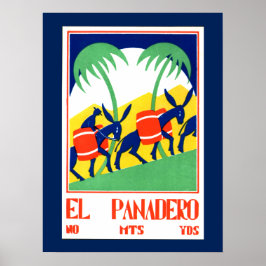 Póster Afiche de época - El Panadero