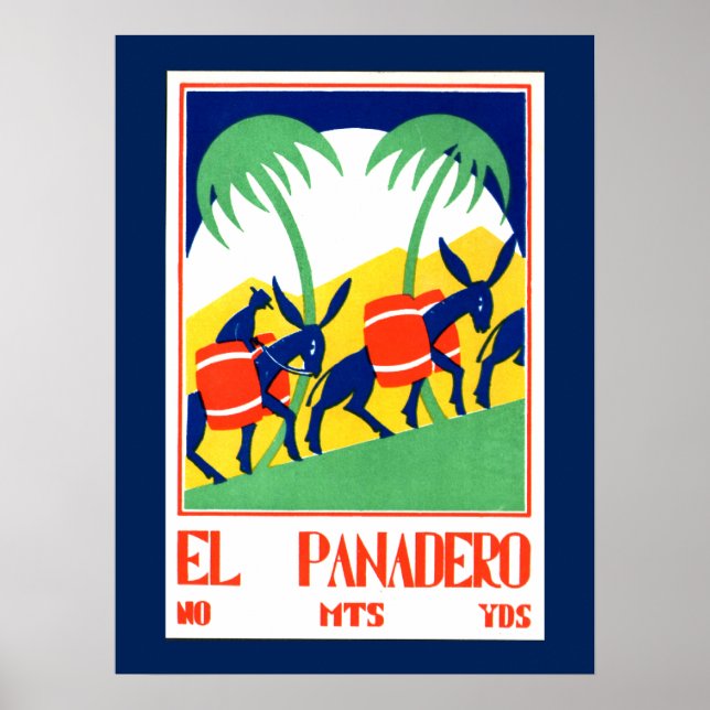 Póster Afiche de época - El Panadero (Frente)