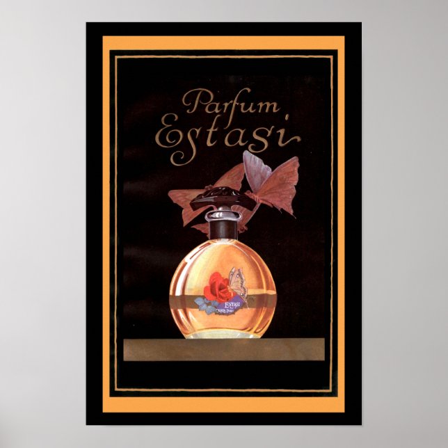 Póster Afiche de época - Parfum Estasi (Frente)