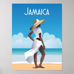 Póster Afiche de Jamiaca Travel
