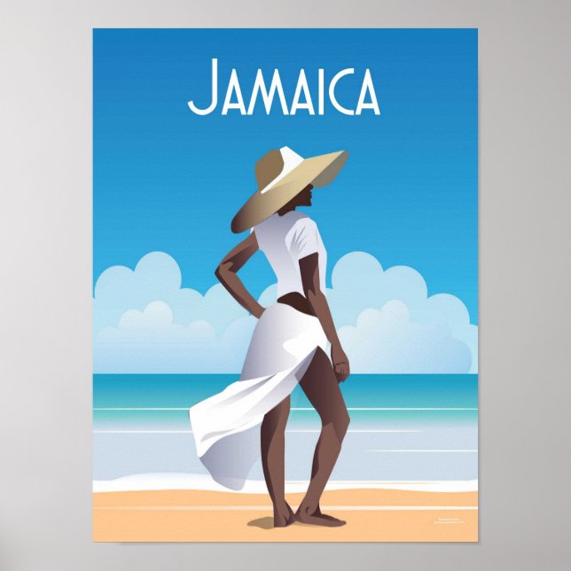 Póster Afiche de Jamiaca Travel (Frente)