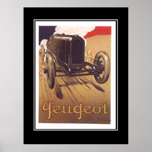 Póster Afiche de la cosecha de autos de Carreras de los a