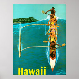 Póster Afiche de la cosecha de Hawaii