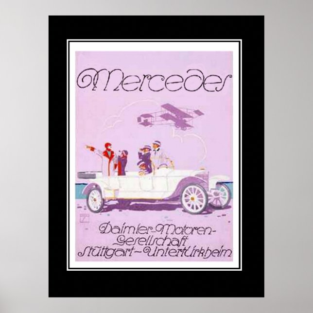 Póster Afiche de la cosecha de pasajeros del coche de 192 (Frente)