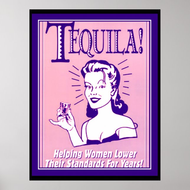 Póster Afiche de la cosecha de Tequila (Frente)