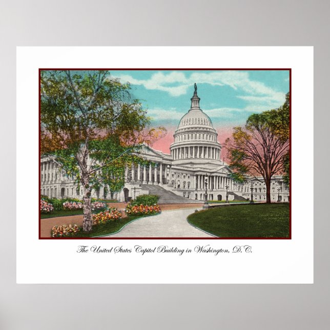 Póster Afiche de la cosecha del Capitolio de los Estados  (Frente)