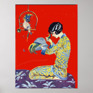 Póster Afiche de la cosecha gorra