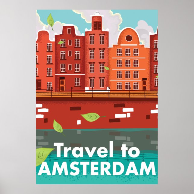 Póster Afiche de la época de Ámsterdam (Frente)