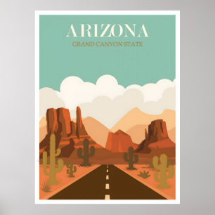 Póster Afiche de la época de Arizona