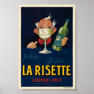 Póster Afiche de la época de La Risette France 1926