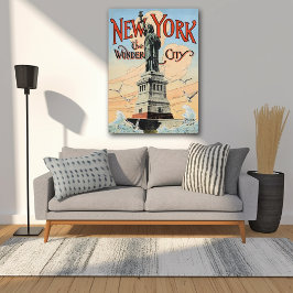 Póster Afiche de la Estatua de la Libertad de Nueva York