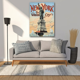 Póster Afiche de la Estatua de la Libertad de Nueva York