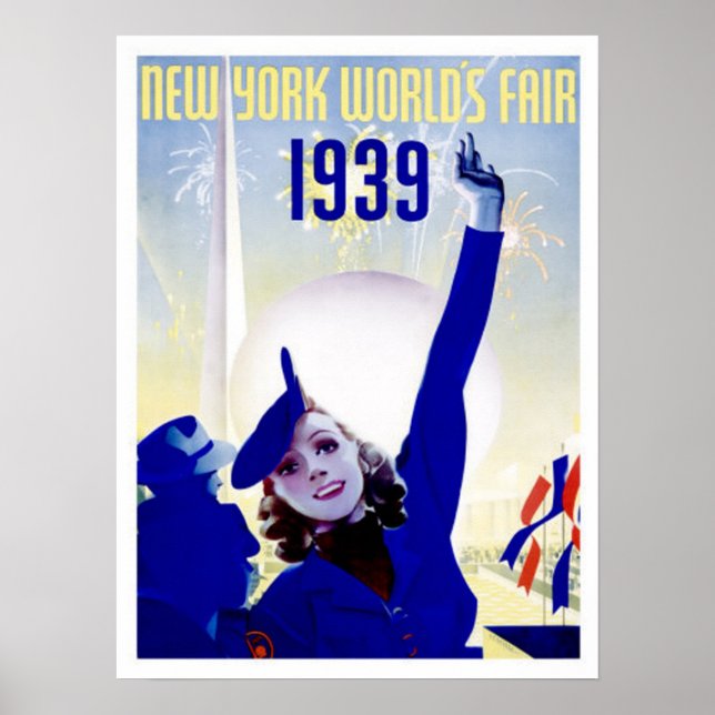Póster Afiche de la feria mundial de cosecha de 1939 en N (Frente)