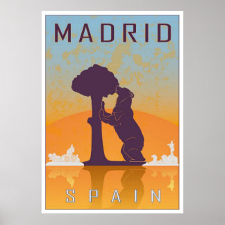 Póster Afiche de Madrid