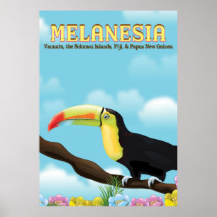Póster Afiche de Melanesia Toucan