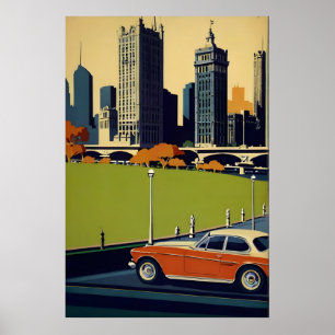 Póster Afiche de Melbourne