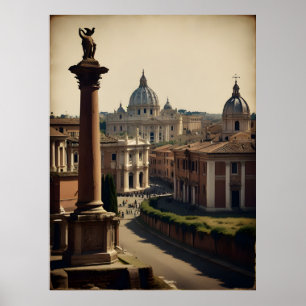 Póster Afiche de Roma