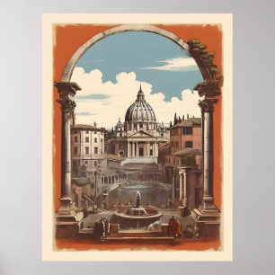 Póster Afiche de Roma