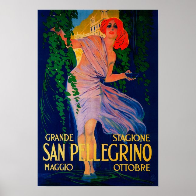 Póster Afiche de San Pellegrino VintageEurope (Frente)