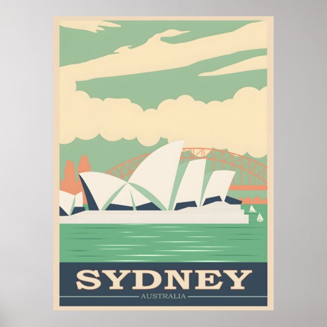 Póster Afiche de Sydney (Frente)