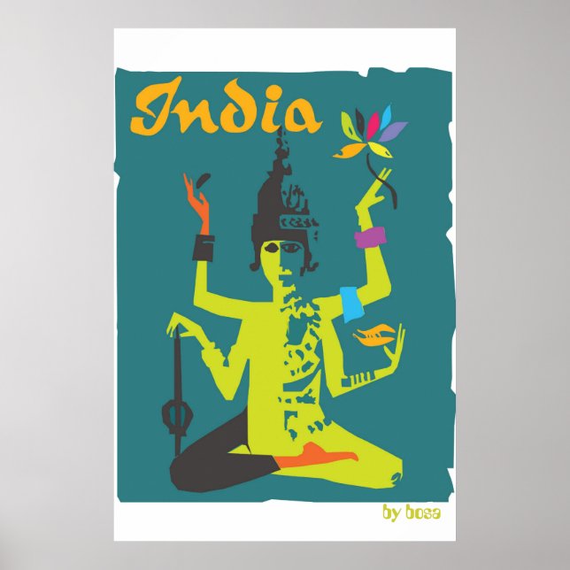 Póster Afiche de ultrapop vintage (Frente)