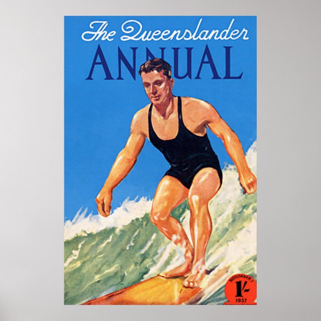 Póster Afiche de viaje Art Deco AU 3 (Frente)