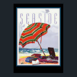 Póster Afiche de viaje Art Deco AU 4<br><div class="desc">Afiche de viaje Art Deco AU 4 Seaside</div>