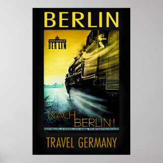 Póster Afiche de viaje Berlín-Alemania