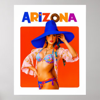 Póster Afiche de viaje de Arizona