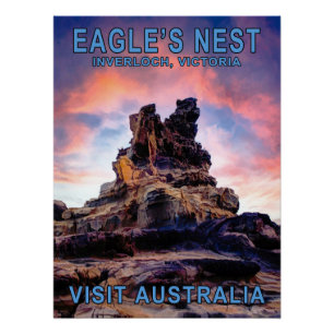 Póster Afiche de viaje de Australia