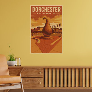 Póster Afiche de viaje de Edward Everett Square