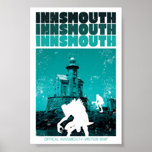 Póster Afiche de viaje de Innsmouth