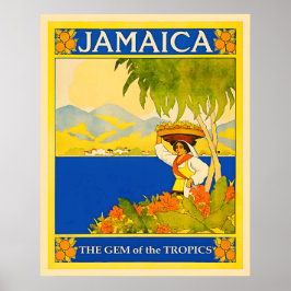 Póster Afiche de viaje de Jamaica