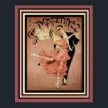 Póster Afiche de viaje de Les Martinez Art Deco 16 x 20<br><div class="desc">Vintage,  latino,  art decó,  poster Les Martinez.</div>