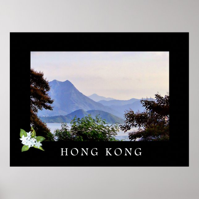 Póster Afiche de viaje de los nuevos territorios de Hong  (Frente)