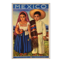 Afiche de viaje de México
