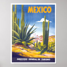 Póster Afiche de viaje de México 3