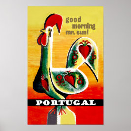 Póster Afiche de viaje de Portugal