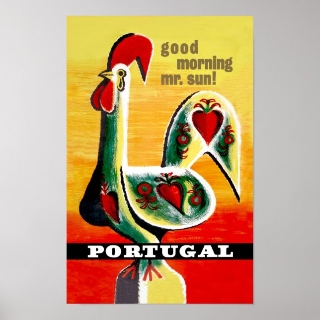Póster Afiche de viaje de Portugal (Frente)