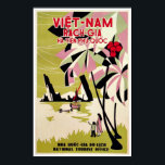 Póster Afiche de viaje de Rach Gia Vietnam Vintage Art De<br><div class="desc">Una reproducción de un poster Art Déco promocionando el turismo a Phu-Quoc y Rach-Gia y Ha-Tien en Vietnam. Digitalmente reformado para resaltar los colores originales, aún mejor y arreglar tantas imperfecciones como sea posible. Esta obra de arte se vería genial si estuviera enmarcada en casa, oficina, bar, cafetería, pub o...</div>